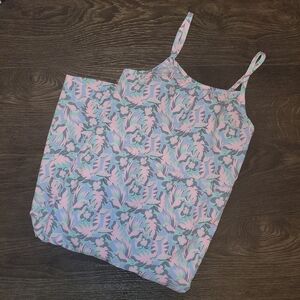 Mondetta Kids Dress - Blue and Pink Pattern Size 7/8